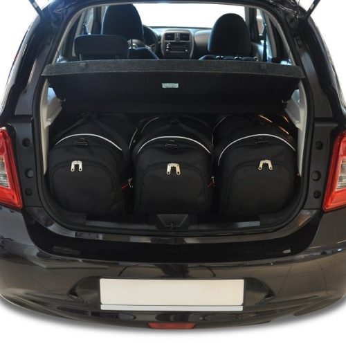 NISSAN MICRA 2010-2017 TORBY DO BAGAŻNIKA 3 SZT