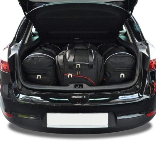 RENAULT MEGANE HATCHBACK 2008-2015 TORBY DO BAGAŻNIKA 4 SZT