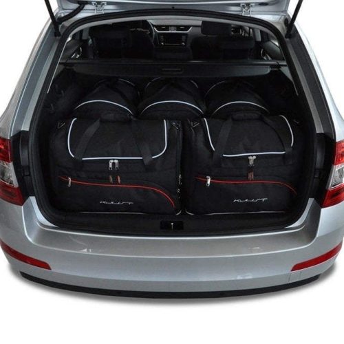 SKODA OCTAVIA KOMBI 2013-2020 TORBY DO BAGAŻNIKA 5 SZT