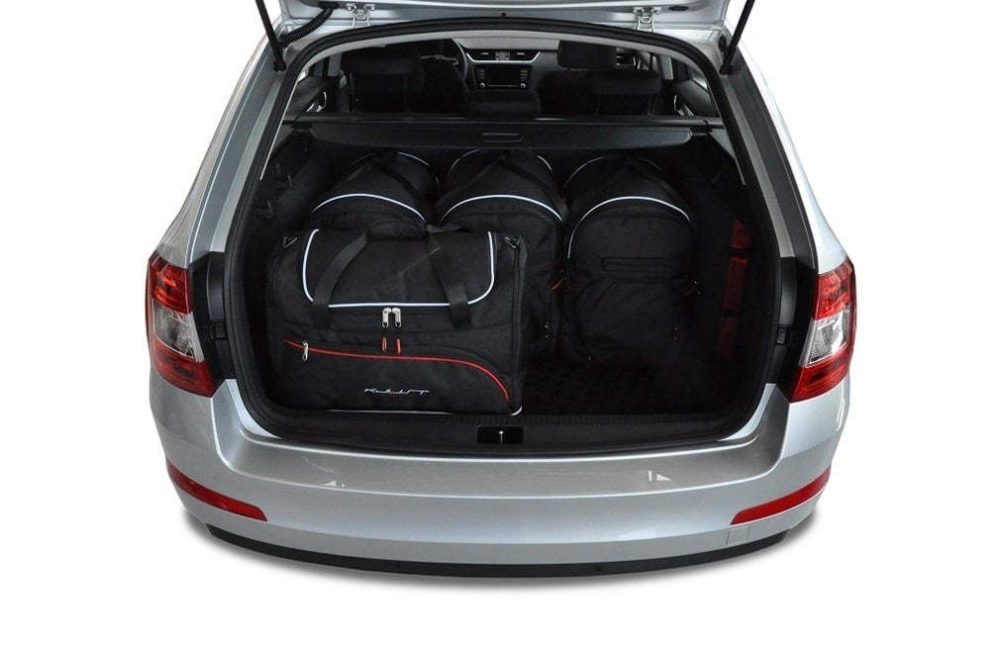 SKODA OCTAVIA KOMBI 2013-2020 TORBY DO BAGAŻNIKA 5 SZT - obrazek 2