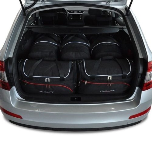 SKODA OCTAVIA KOMBI 2013-2020 TORBY DO BAGAŻNIKA 5 SZT