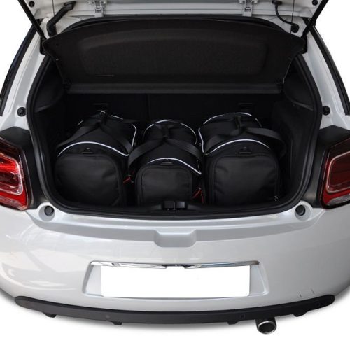 CITROEN DS3 HATCHBACK 2009-2016 TORBY DO BAGAŻNIKA 3 SZT