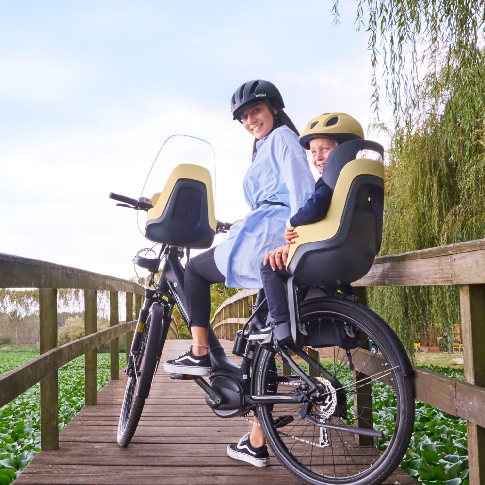 Fotelik rowerowy na ramę Bobike Maxi Go Lemon Sorbet - obrazek 6