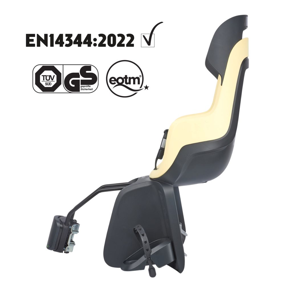 Fotelik rowerowy na ramę Bobike Maxi Go Lemon Sorbet - obrazek 4