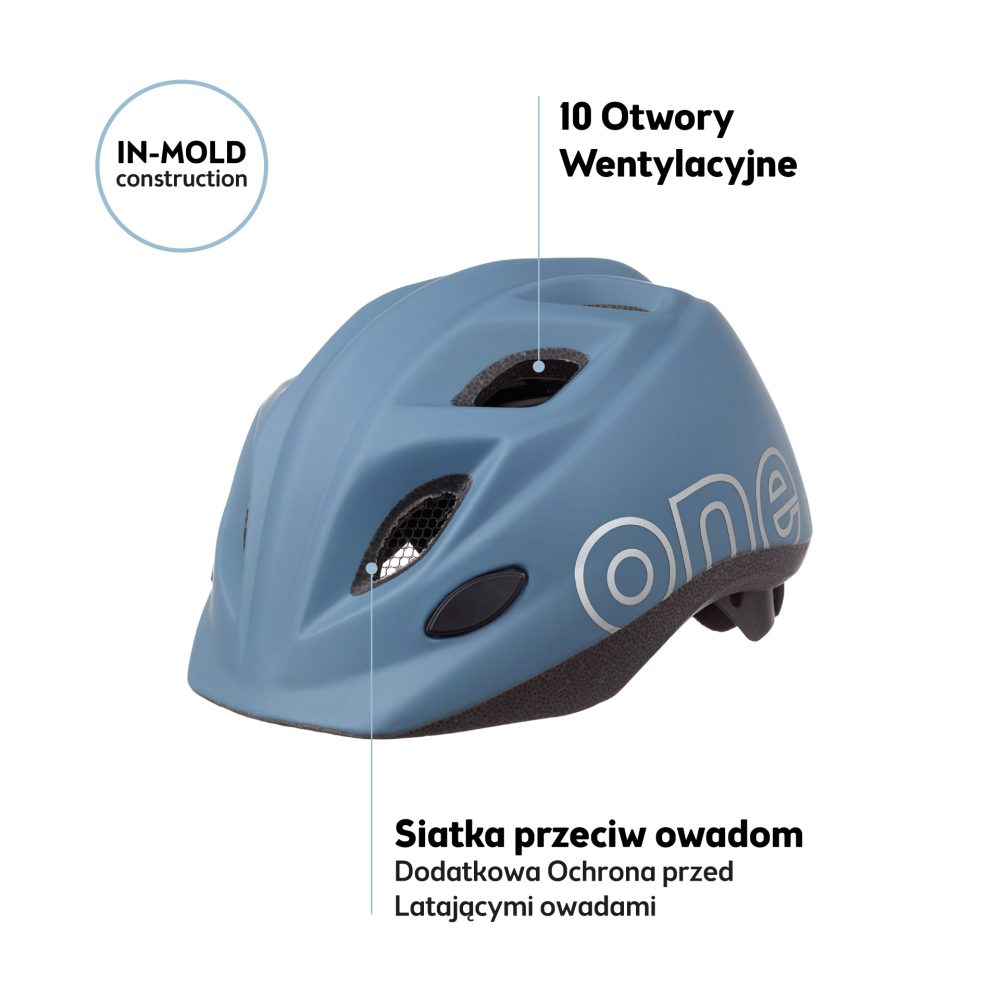 Kask rowerowy dziecięcy Bobike One Plus r. XS blue
