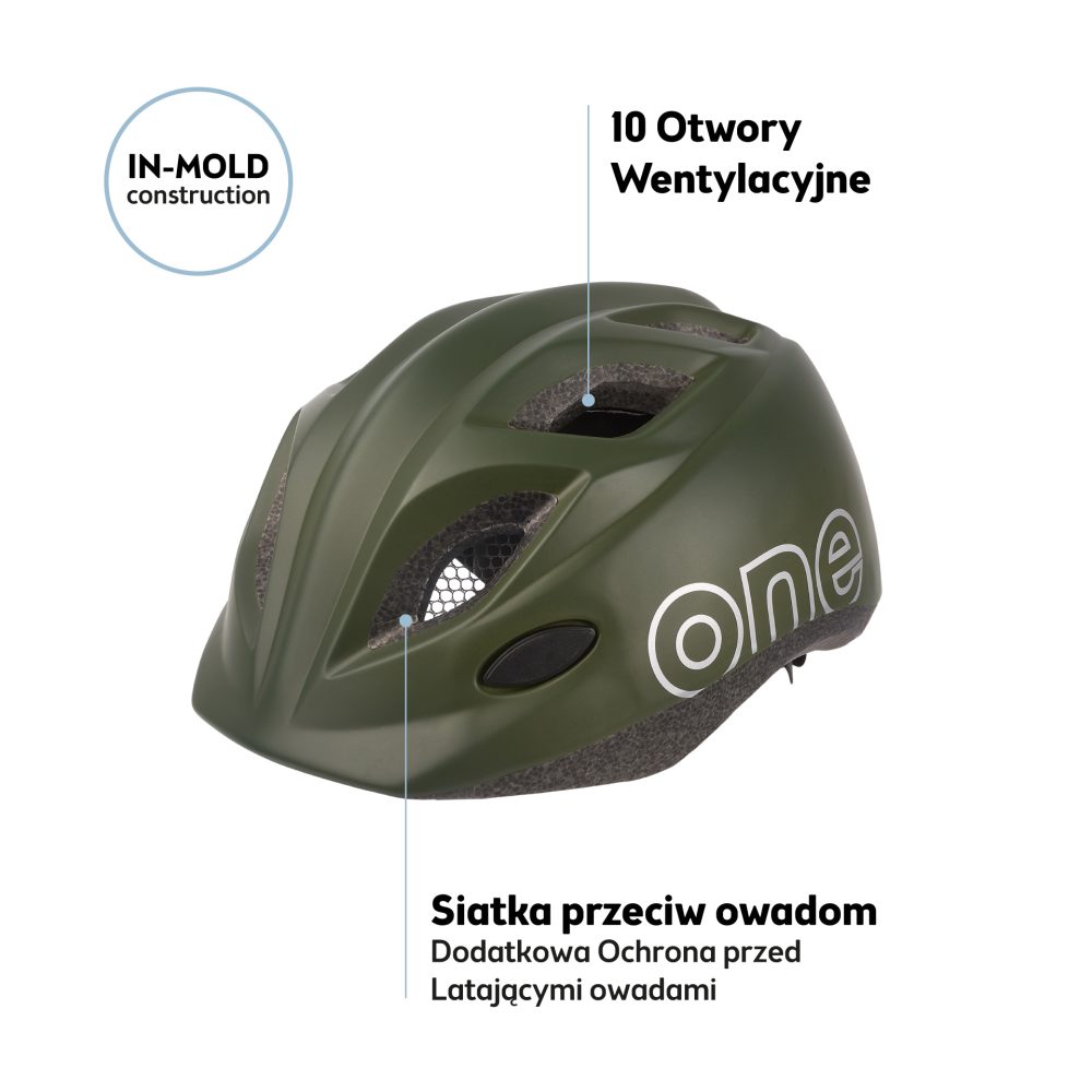 Kask rowerowy dziecięcy Bobike One Plus r. S zielony