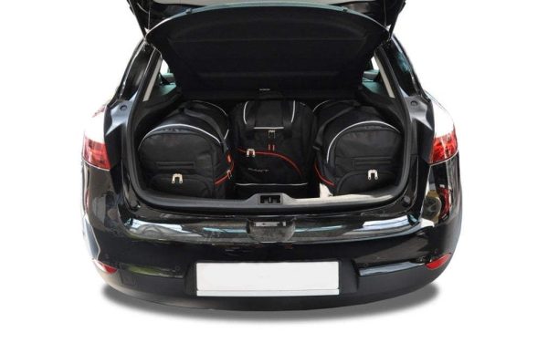 Torby do bagażnika RENAULT MEGANE HATCHBACK 2008-2015 4szt KJUST - obrazek 2