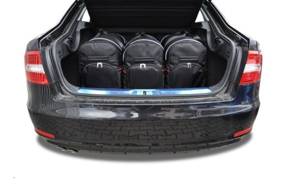 Torby do bagażnika SKODA SUPERB LIMOUSINE 2008-2015 5szt KJUST - obrazek 2