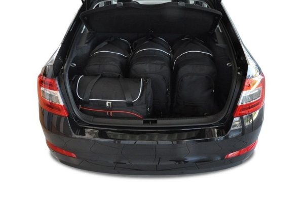 Torby do bagażnika SKODA OCTAVIA LIFTBACK 2013-2020 5szt KJUST - obrazek 2
