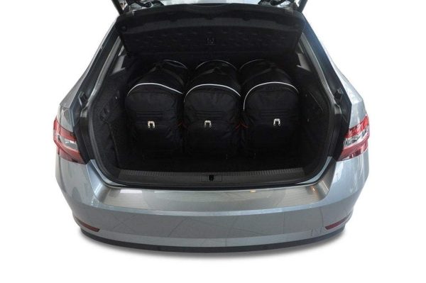 Torby do bagażnika SKODA SUPERB LIFTBACK 2015-2024 5szt KJUST - obrazek 2