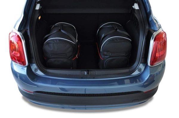 Torby do bagażnika FIAT 500X 2014-2024 3szt KJUST - obrazek 2