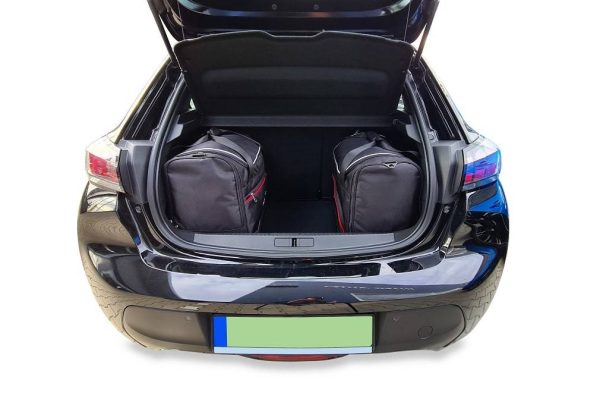 Torby do bagażnika PEUGEOT e-208 HATCHBACK EV 2019+ 3szt KJUST - obrazek 2