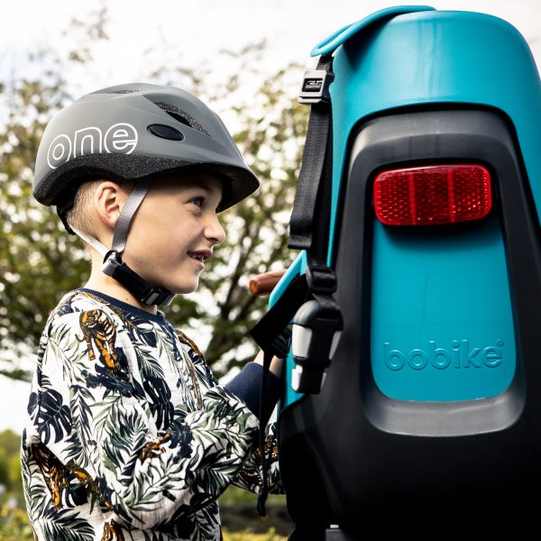 Kask rowerowy dziecięcy Bobike One Plus r. XS urban grey - obrazek 4