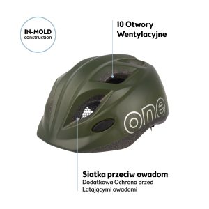 Kask rowerowy dziecięcy Bobike One Plus r. S zielony