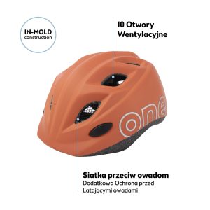 Kask rowerowy dziecięcy Bobike One Plus r. S brązowy