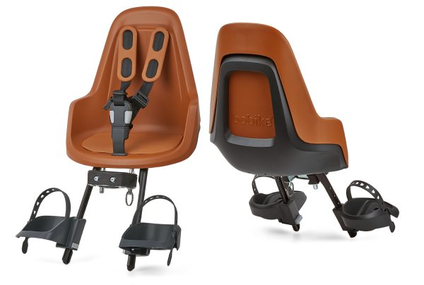 Fotelik rowerowy przedni Bobike Mini One chocolate brown - obrazek 2