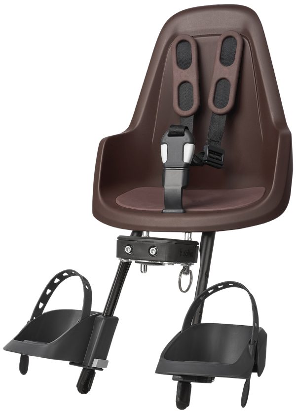 Fotelik rowerowy przedni Bobike Mini One coffee brown - obrazek 2