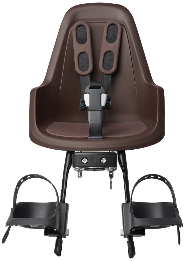 Fotelik rowerowy przedni Bobike Mini One coffee brown