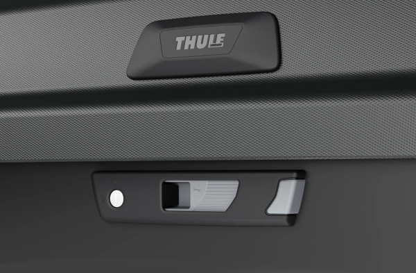 Box bagażowy na hak platformę Thule Santu 260l czarny 909400 - obrazek 3