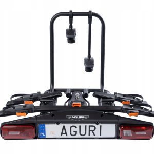 Bagażnik rowerowy na hak Aguri Active Bike PRO 2 rowery czarny 53001