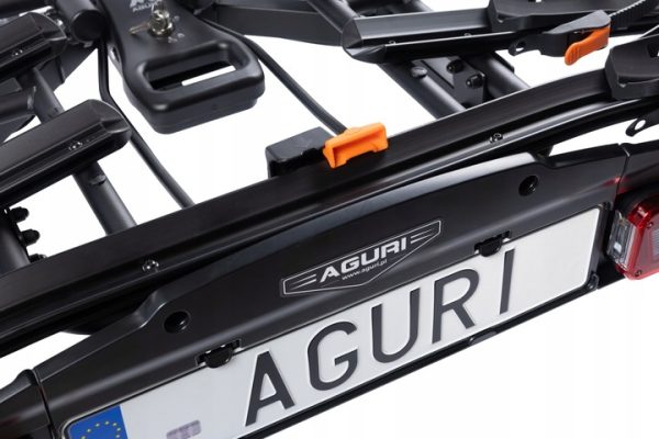 Bagażnik rowerowy na hak Aguri Active Bike PRO 2 rowery czarny 53001 - obrazek 4