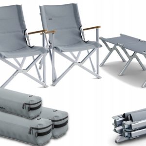 Zestaw Dometic GO – 2 krzesła Camp Chair + ławka Compact Camp Bench