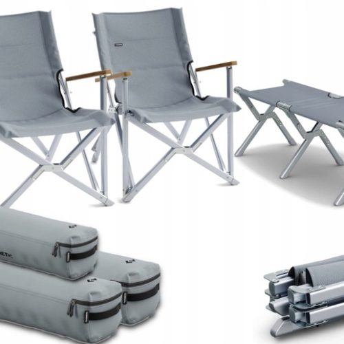 Zestaw Dometic GO – 2 krzesła Camp Chair + ławka Compact Camp Bench