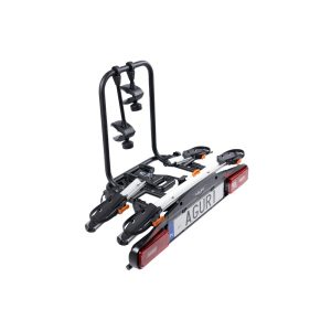 Bagażnik rowerowy na hak Aguri Active Bike PRO 2 rowery srebrny 53000