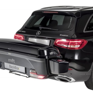 ZESTAW box na narty na hak MFT BACKBOX 300L CZARNY 187 cm narty